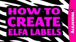 How to Create elfa Shelf Labels with Professional Organizer Alejandra Costello [upl. by Joann]