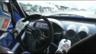 Dacia Duster rally car being driven by Alain Prost in Trophee Andros [upl. by Ty]