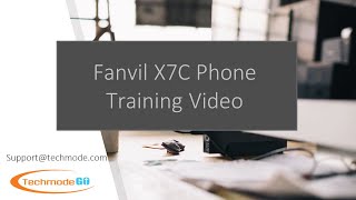 Fanvil X7C Desk Phone Training [upl. by Ienttirb]