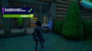 Fortnite  Place Missing Person Signs In Weeping Woods amp Misty Meadows Season 7 Week 4 Challenges [upl. by Reve]