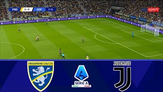 FROSINONE CALCIO VS JUVENTUS  SERIE A 20232024  FOOTBALL LIFE 2023 [upl. by Gemperle647]