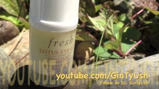 F R E S H Beauty Lotus Eye Gel 05 fl oz Review [upl. by Sito]