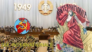 Die Internationale  A internacional comunista em Alemão  Tradução PTBR [upl. by Leizar948]