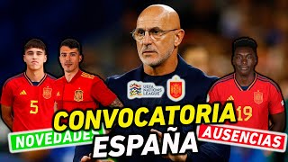 LA CONVOCATORIA DE ESPAÑA CONTRA DINAMARCA Y SERBIA  SAMU OMORODION PAU CUBARSÍ PEDRO PORRO [upl. by Raeann]