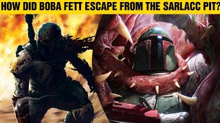 How Did Boba Fett Survive The Sarlacc Pitt shorts [upl. by Nnelg]