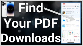 How To Find Downloaded PDFs On iPhone [upl. by Naerad275]