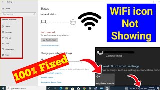 Fix WiFi Not Showing in Windows 1011  WiFi icon Missing in Windows  Easy Best Methods 202425 [upl. by Acinomad]