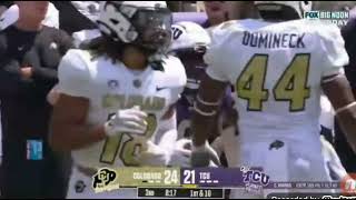 EMANI BAILEY WITH A HUGE RUN TO GET TCU OUT OF TROUBLE🏈 [upl. by Senior]