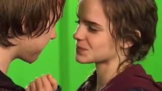 Ron and hermione vfx kiss scene HARRY POTTER [upl. by Napier]