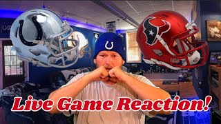 Indianapolis Colts at Houston Texans Live Game Reaction [upl. by Alad249]