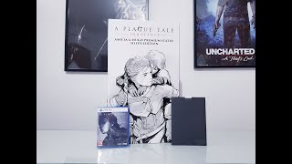 A Plague Tale Innocence Amicia amp Hugo Premium Statue Silver Edition 125500 Ps5 unboxing [upl. by Sanez]