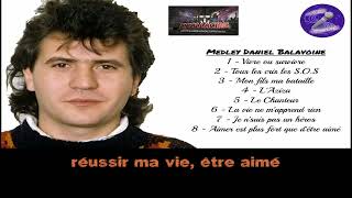 Karaoké Daniel Balavoine  Medley 8 titres [upl. by Asyral]