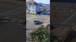 BMW X5 runs a stop sign violating a city ordinance violation [upl. by Nosaj]