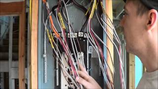 How to Wire an Electrical Panel  Square D [upl. by Leid]