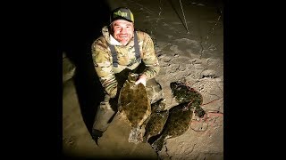 Flounder Gigging on the Southern Outer Banks  Carolina ALL OUT  S2Ep1 [upl. by Rozella]