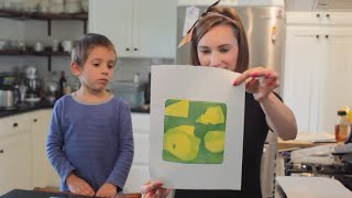 ArtScene  How to Make Monoprints [upl. by Ahsayn]