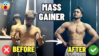 MASS GAINER से TRANSFORMATION नहीं करुगा ❌ Mass Gainer Transformation  Mass Gainer Before amp After [upl. by Robbert]