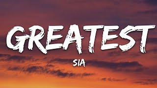 Sia  The Greatest Lyrics [upl. by Magner]