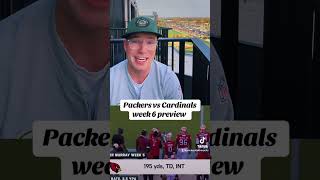 Packers vs Cardinals week 6 preview greenbaypackers packers nfl gopackgo packersvscardinals [upl. by Berg]