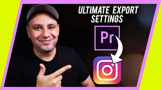 How to Export Instagram Videos in Premiere Pro [upl. by Eceinahs334]