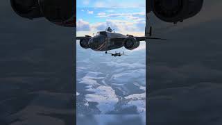 Bf109 G10 Vs KRABNATION B25 Formation [upl. by Leverick469]