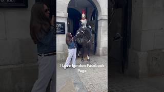 Ormonde in action  Hilarious moment at horse guard parade London shorts [upl. by Perl]