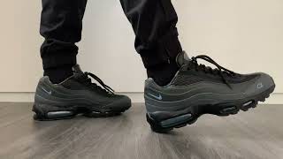 Nike Air Max 95 Corteiz Aegean Storm  Black [upl. by Eugenius]