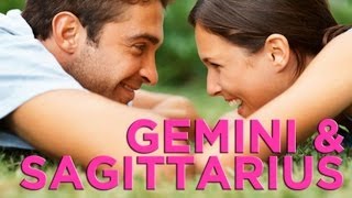 Are Gemini amp Sagittarius Compatible  Zodiac Love Guide [upl. by Cusack960]