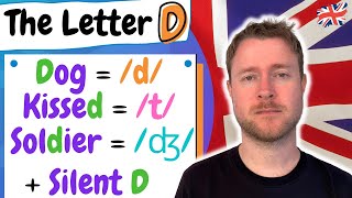 English Pronunciation  The Letter D  3 Ways to Pronounce the Letter D in English [upl. by Annnora]