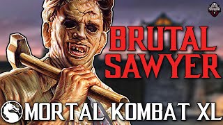 LEATHERFACE IS BRUTAL IN MKX  Tseed Leatherface vs Oinkeedoinkee Kotal  MKX [upl. by Gaskins]