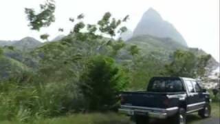 Driving from Castries to Soufriere  St Lucia West Indies [upl. by Nomra]