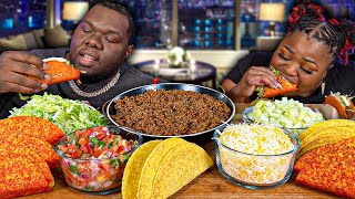 ITS TACO TUESDAY  FULLY LOADED TACOS WITH MY WIFE  MUKBANG EATING SHOW [upl. by Morna]