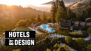 A Magical Big Sur Resort Under the Redwood Trees  Hotels ByDesign [upl. by Phox]