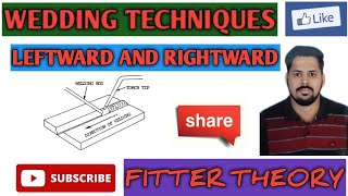 WELDING METHOD  LEFTWARD METHOD RIGHTWARD METHOD BACK AND FORE HAND WELDING [upl. by Elmina]