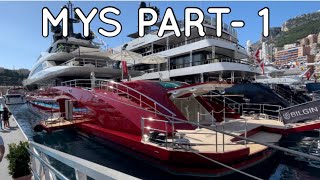 THE MONACO YACHT SHOW 2023 FULL WALK VIDEO IN 4KHD archiesvlogmc [upl. by Ettennaj566]