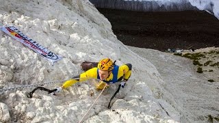 Climbing Vertical Chalk Cliffs with Ice Axes [upl. by Heidie]