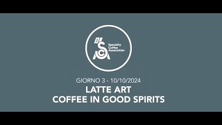 Campionati italiani 2025 Baristi Latte ArtCoffe in good spiritsBrewers cup [upl. by Eniretak]