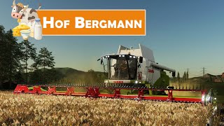 LS19 HOF BERGMANN 233 Soja Ernte mit dem Claas Tucano  LANDWIRTSCHAFTS SIMULATOR 19 [upl. by Jackqueline]