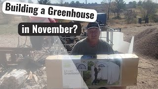 Installing a Greenhouse in November [upl. by Atelra]