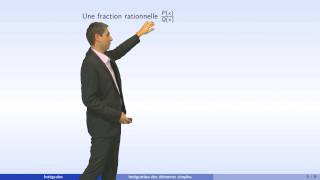 Intégrales  partie 5  intégration des fractions rationnelles [upl. by Akedijn]