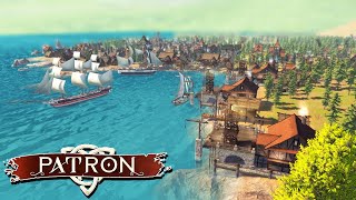 PATRON Survival City Builder Playtest Inspired by Banished Ostriv Foundation  Patron Gameplay [upl. by Condon507]