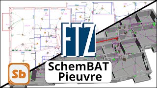 Présentation du logiciel de CAO quotSchemBAT Pieuvrequot Câblage Pieuvre Electrique [upl. by Airdnazxela]