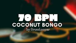 70 BPM Coconut Bongo Drum Loop  Practice Tool  Free Download [upl. by Alenson]