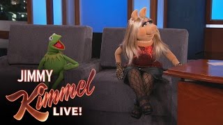 Kermit the Frog amp Miss Piggy on Jimmy Kimmel Live [upl. by Norean]