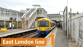 London Overground trains on the East London line – Part 1 [upl. by Treulich]