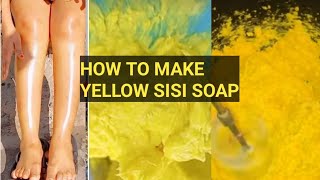 How to make 5D strong whitening molato soap for sell molatosoap yellow sisi soap [upl. by Hawkins]