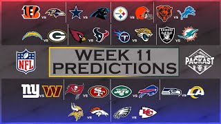 NFL Week 11 Predictions [upl. by Nohtanhoj453]