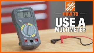 How to Use a Multimeter  The Home Depot [upl. by Gibby]