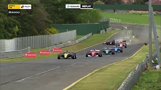 S5000 Sandown huge crash for Alex Davison [upl. by Asetal214]