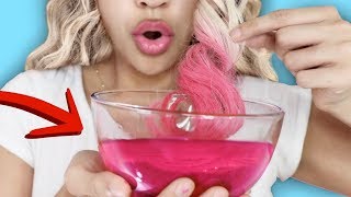 DIY DIP ON Hair Dye How To Color Hair Using PAPER [upl. by Riess]